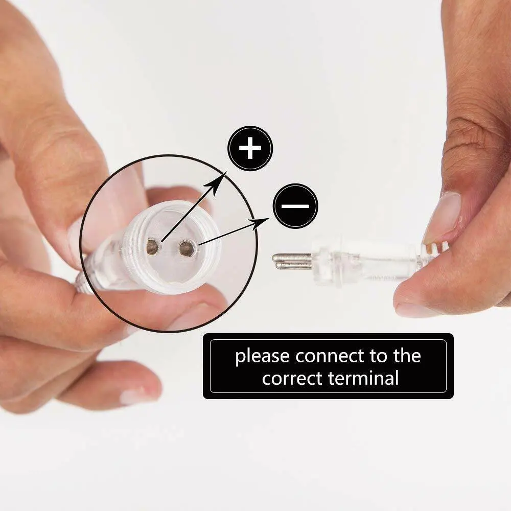 Водонепроницаемая светодиодная гирлянда метеоритный дождь 30 см 8 трубок 144