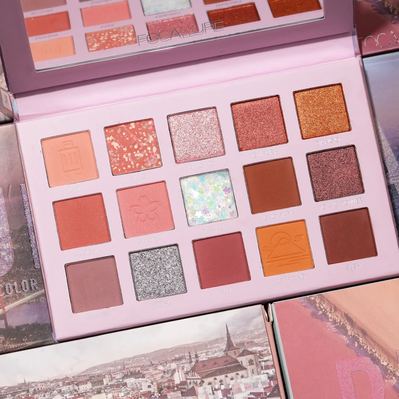 

New 16 Color Eyeshadow Palette Net Red Live Earth Color Pearly Matte Glitter Eyeshadow Palette Shiny Eye Shadow Eye Pigments