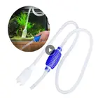 Аквариумный сифон для очистки аквариума, вакуумный насос, очиститель гравия, песка, ловушка, фильтр, инструмент для замены воды, всасывающая трубка для дома