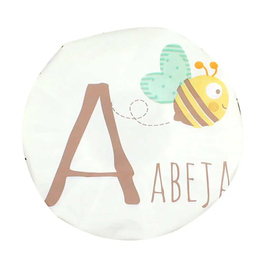 

Детская шапка для душа, милая мультяшная Водонепроницаемая эластичная шапка для душа, шапка для ванны для женщин, девочек и детей, многоразо...