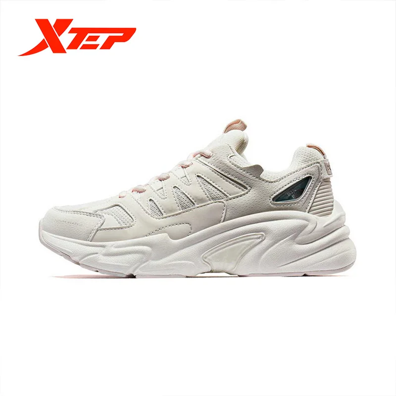 Xtep/женская повседневная обувь Летние спортивные не сужающиеся книзу кроссовки