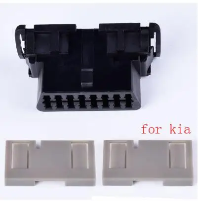 for KIA Автомобильный диагностический разъем OBD с кабелем женский источник питания тест OBD2 16Pin гнездовой разъем для Toyota KIA VW - Название цвета: for KIA