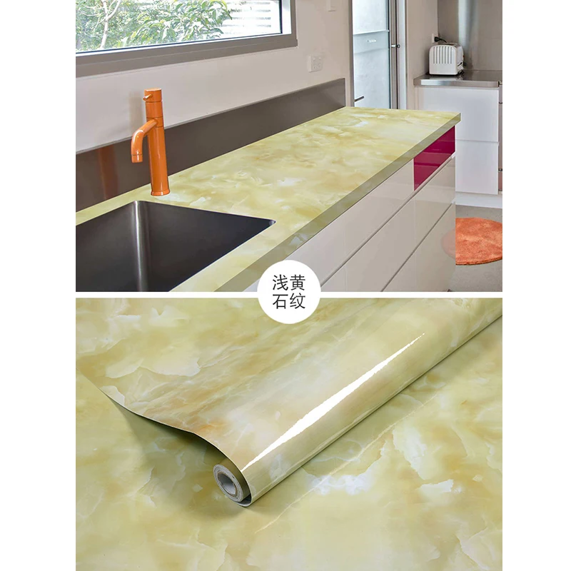 marble wallpaper waterproof self adhesive wall stickers pvc kitchen abinet contact paper bathroom wall stickers furniture decor free global shipping