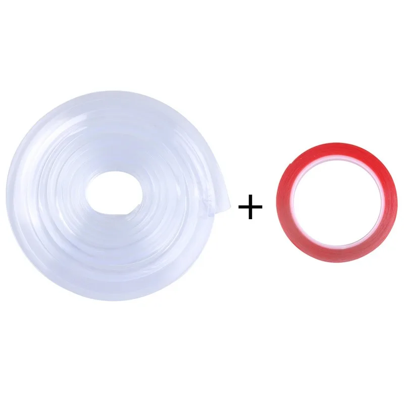 Protector de esquina de muebles para mesa de beb&eacute;, cubierta suave de PVC para mueble o pared, tira de parachoques, 1M-4