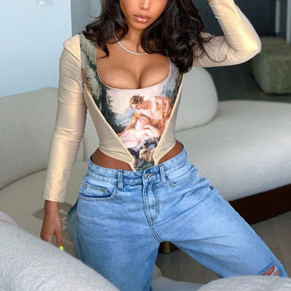 Милое Платье из мультфильма Топ для женщин футболки 2020 осень зима шик Уличная