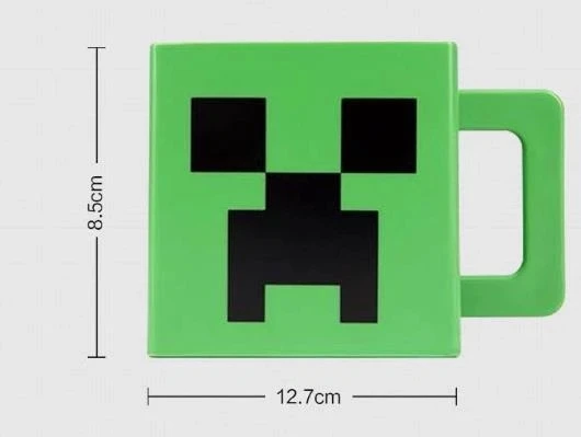 Пластиковая чашка Enderman для газона забавные пиксельные чашки TNT питья воды