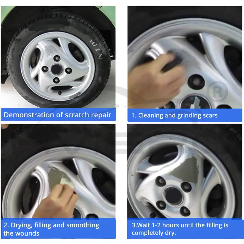 Ручка для ремонта автомобильной краски и царапин колесо очиститель ручки