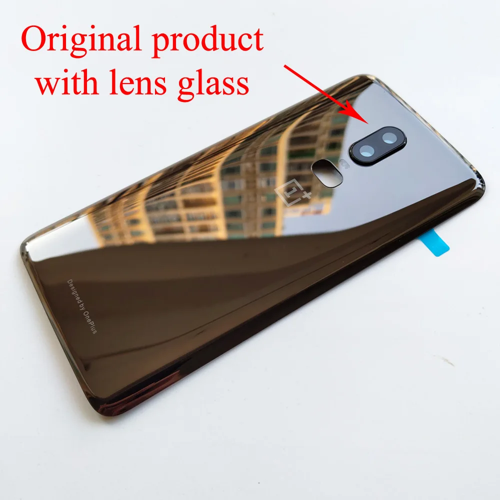 6,3 дюймов, черный/белый/красный/прозрачный, новинка, для OnePlus 6 One Plus 6, задняя крышка, крышка для батареи, корпус, чехол, запчасти для заднего стекла
