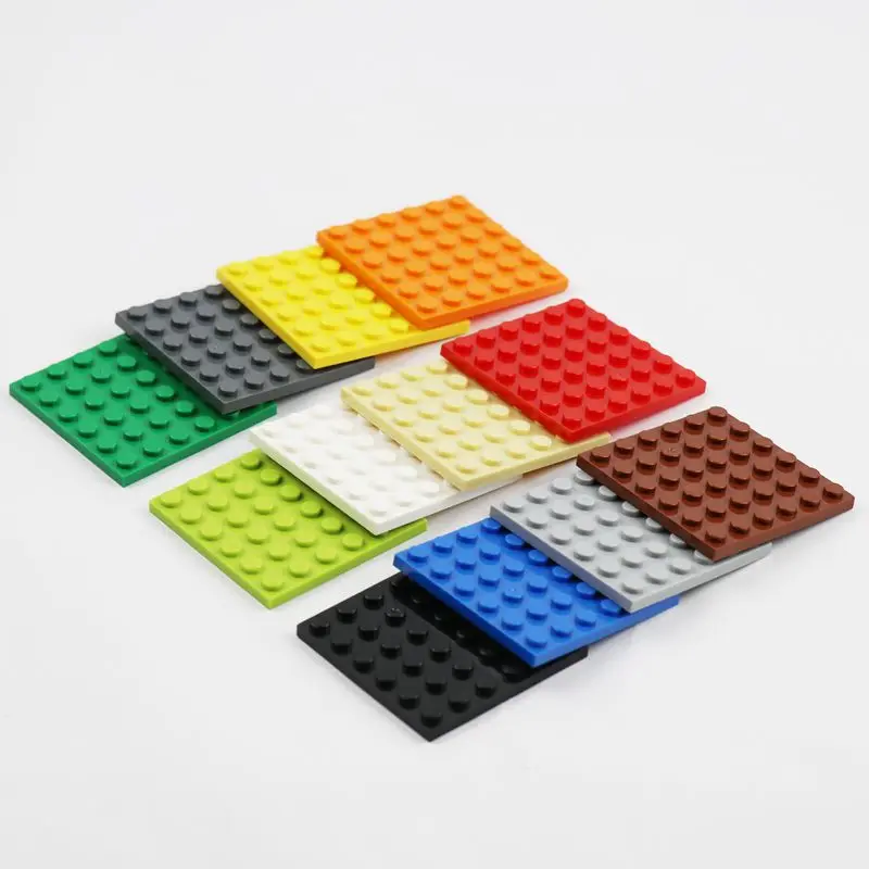 Кирпичные детали MOC напольная панель для дома 6x6 точек 3958 опорная DIY строительные