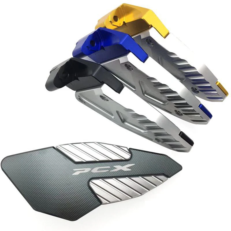 

Cnc Modified Motorcycle PCX Aluminum Alloy Footrest & Pedal Kick Plate Mat for Honda Pcx150 125 2018 2019