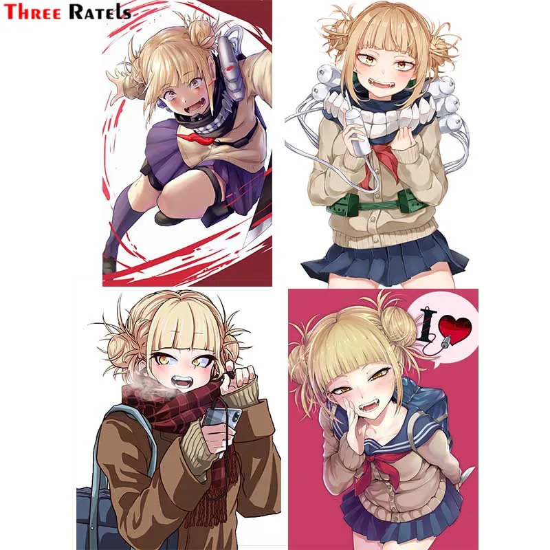 

Забавная Милая наклейка три Ratels F512 с тогой химико боку без героев академическая наклейка для Bmw E90 багажник водонепроницаемая пленка против ...