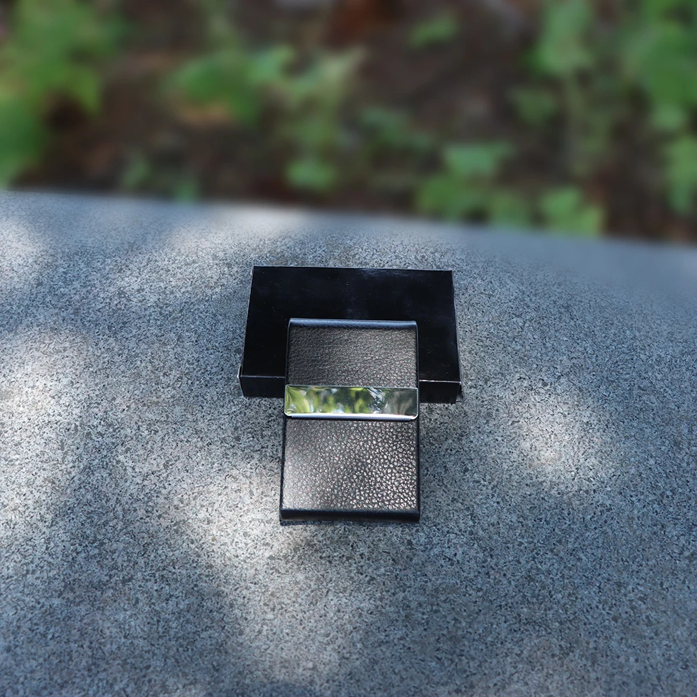 Новый Модный Обычный размер из искусственной кожи коробка для сигарет (держать 7