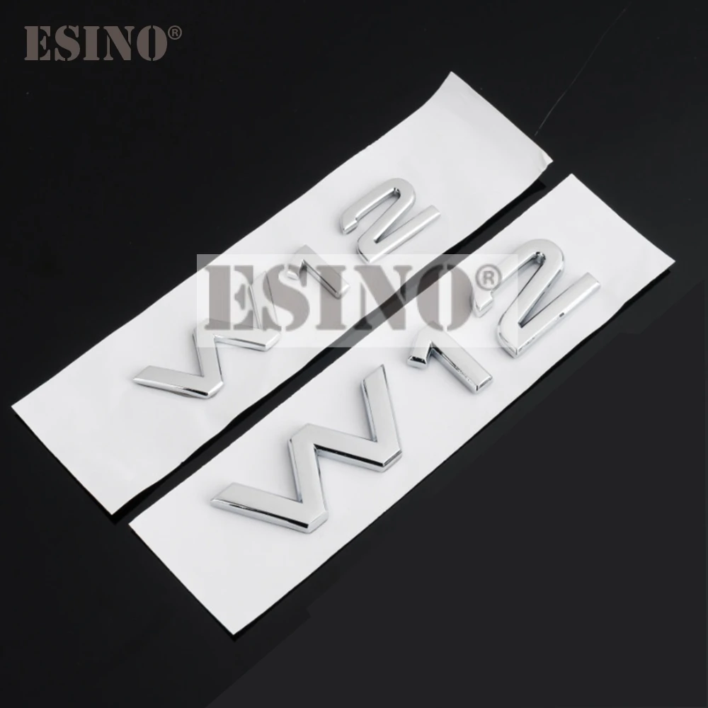 Автомобильный Стайлинг универсальная 3D эмблема из металлического сплава W12