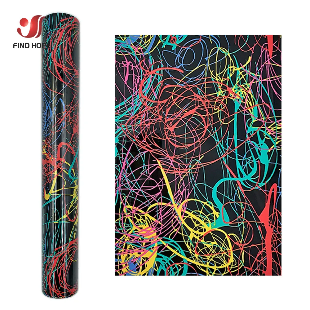 Термотрансферный виниловый переливающийся термопресс из ТПУ с разноцветными