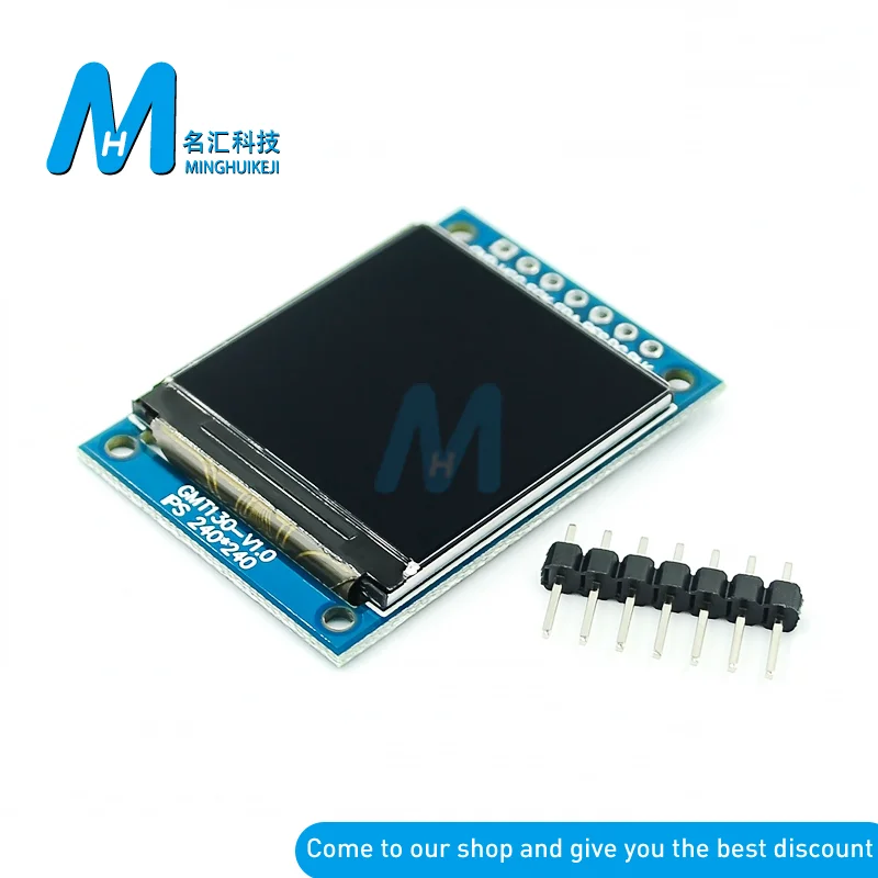 TFT ЖК-дисплей 80*160 240*240 интерфейс SPI для взрослых 65K полноцветный ЖК-экран 0 91 дюймов