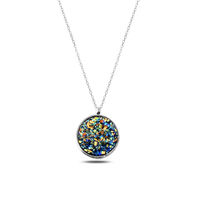 

Серебряное круглое ожерелье Silverlina