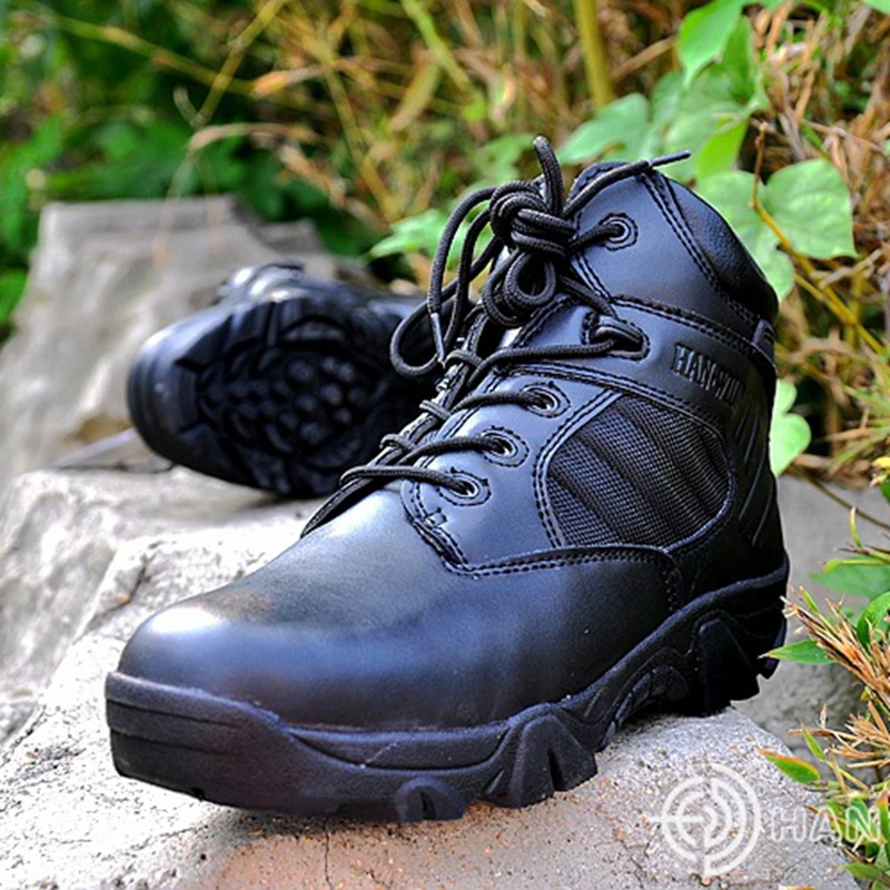 Уличные армейские походные кожаные ботинки для походов военные охотничьи