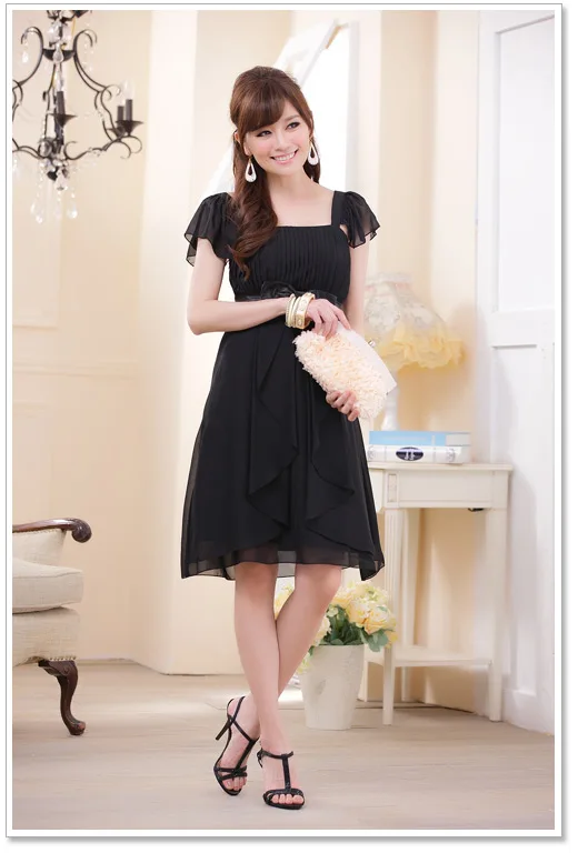 Летнее женское Модное шифоновое Плиссированное короткое платье большого