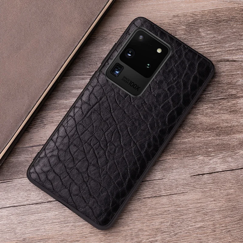 Чехол для телефона из натуральной кожи Samsung Galaxy Note 20 10 9 8 S20 Ultra S10 S10e S9 S8 Plus