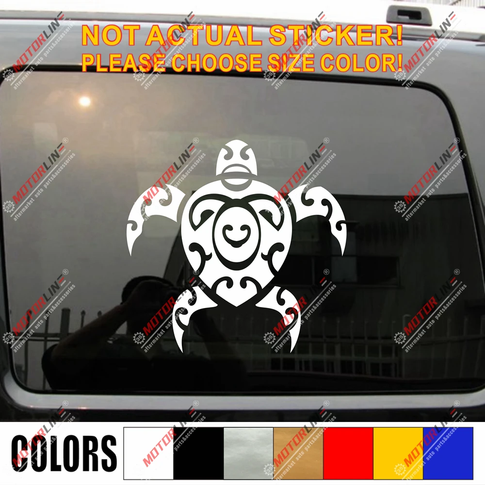 

Hawaii Hawaiian Tribal Maoli Decal Sticker Car Vinyl pick size color a