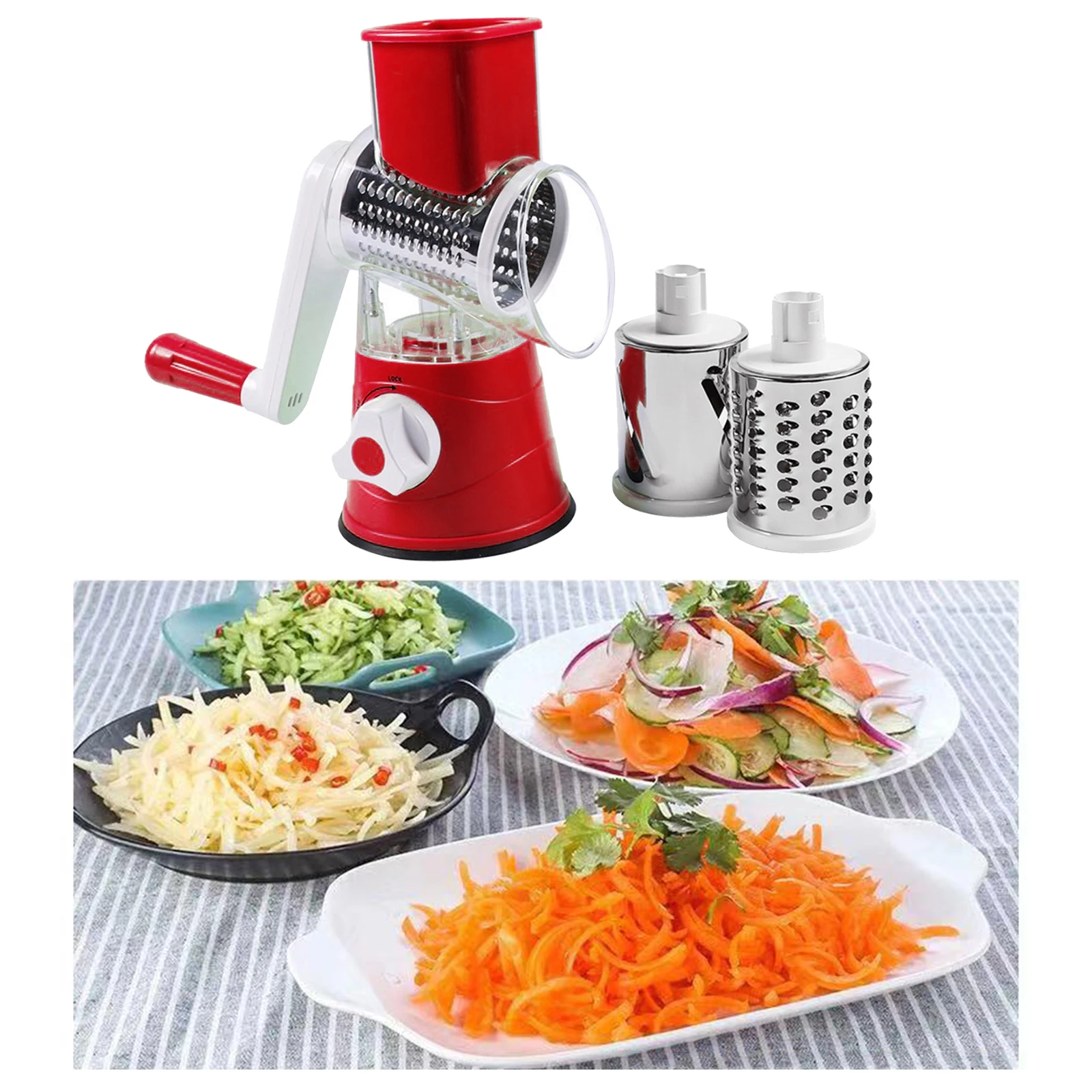 Вращающийся сырный Терка Slicer барабан ручной овощерезки кухонные приспособления