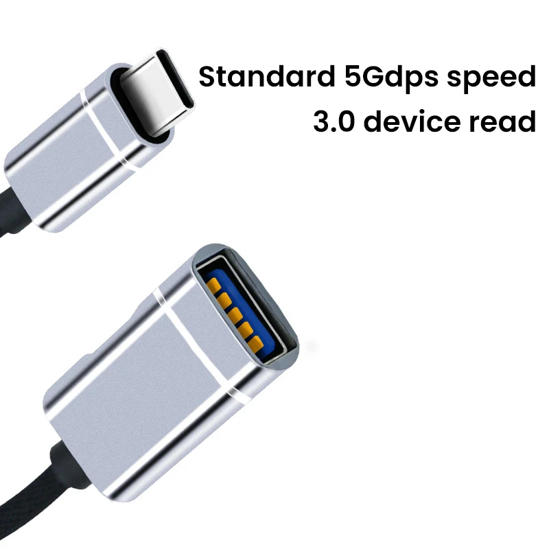 Переходник с USB Type C на 3 0 OTG-кабель папа мама Кабель-адаптер для MacBook Pro Samsung адаптер