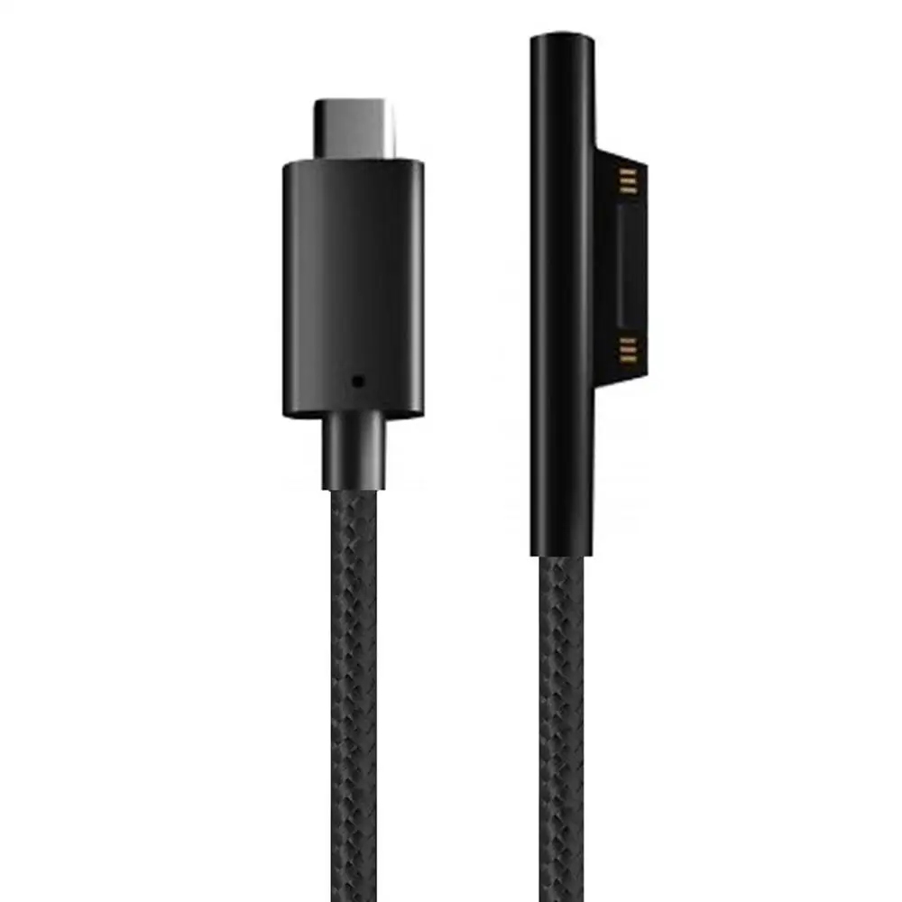 Зарядное устройство Besegad USB Type-C 1 5 м 15 В Кабель-адаптер для зарядки Microsoft Surface Pro 6 4 3