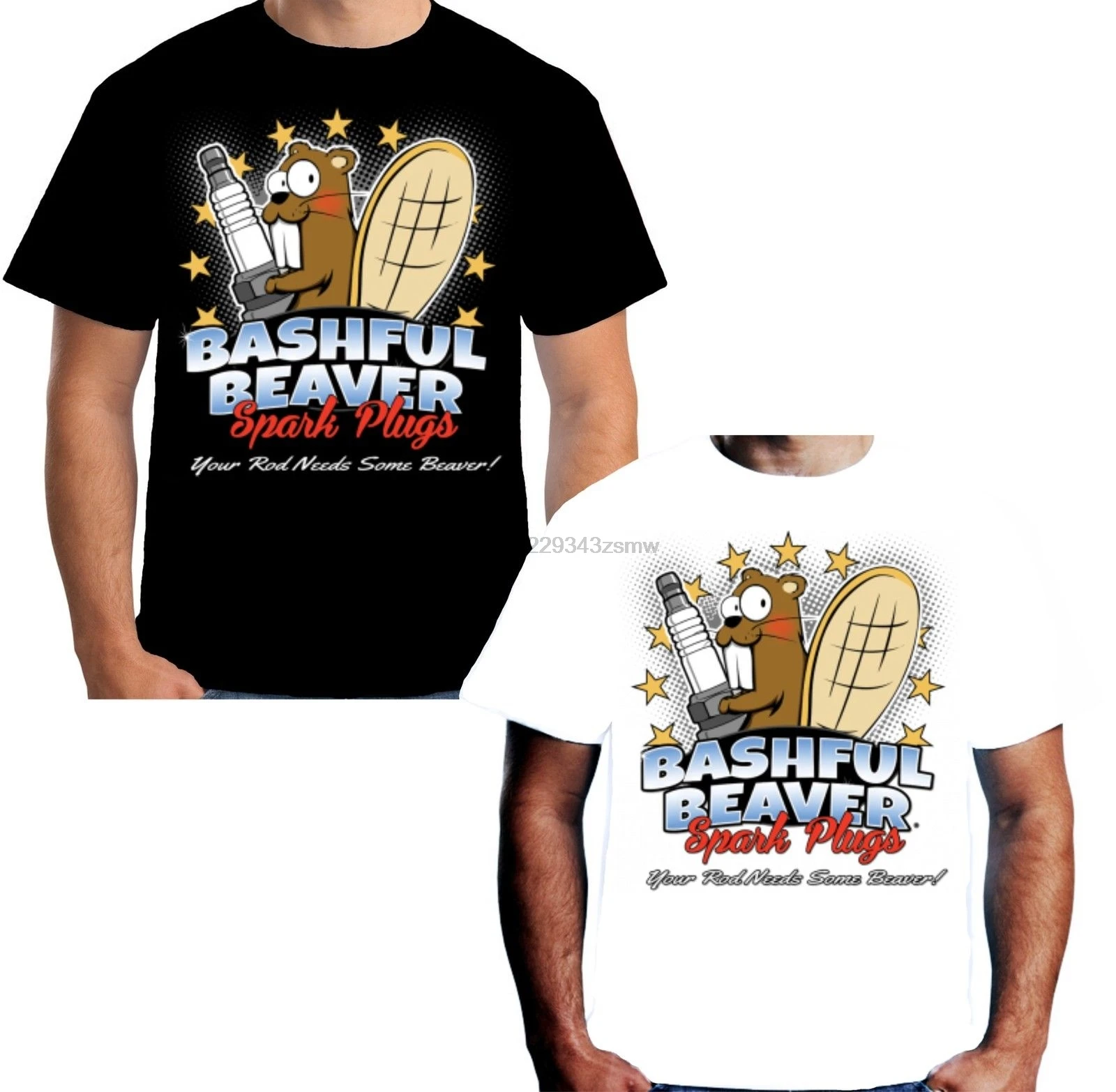Горячая Распродажа Мужская футболка башфул бобер хот крыса стержень смешная