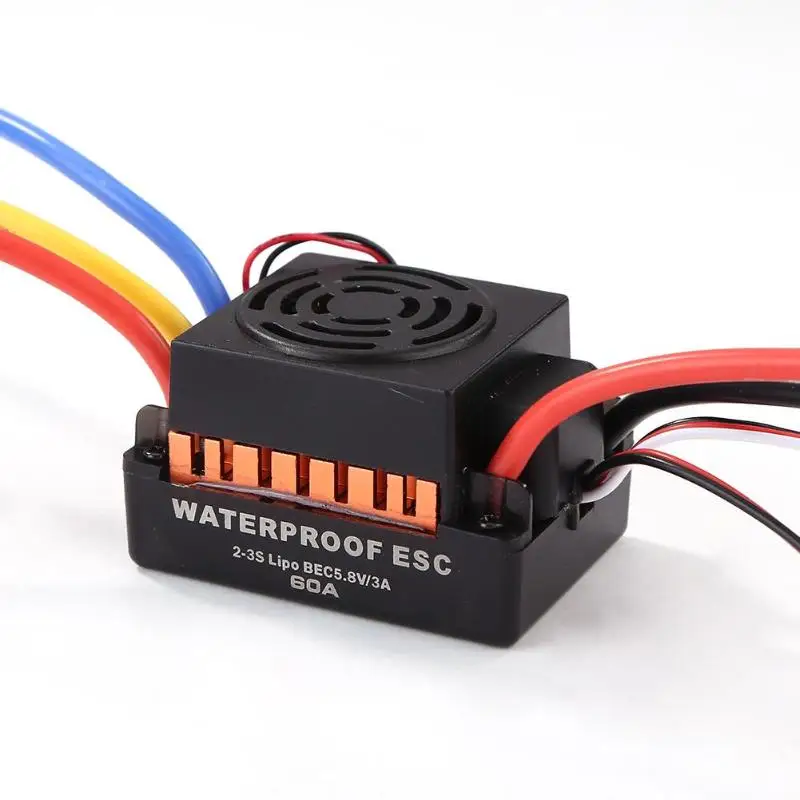 60A водонепроницаемый ESC+ бесщеточный двигатель+ программирующая карта комбо набор генераторных деталей для RC автомобильные аксессуары