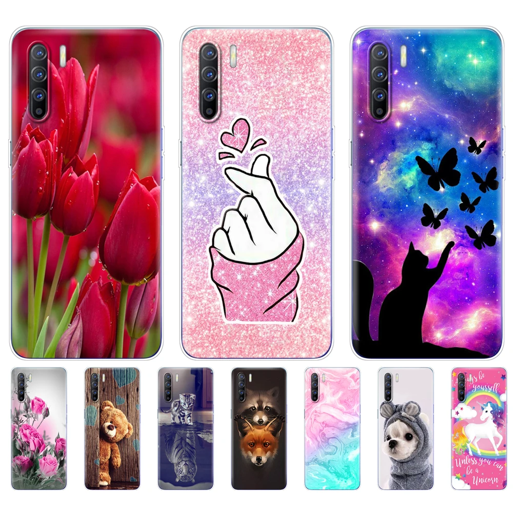 Чехол для OPPO Reno 3 мягкий силиконовый чехол 6 4 дюйма из ТПУ телефона Reno3 Global Coque OPPOReno3