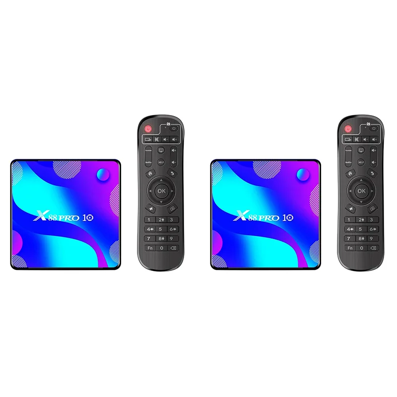 X88 PRO 10 Android 0 Smart TV Box UHD 4K медиаплеер RK3318 4 ГБ/32 ГБ 2 4G/5G двухдиапазонный WiFi BT4.0 |