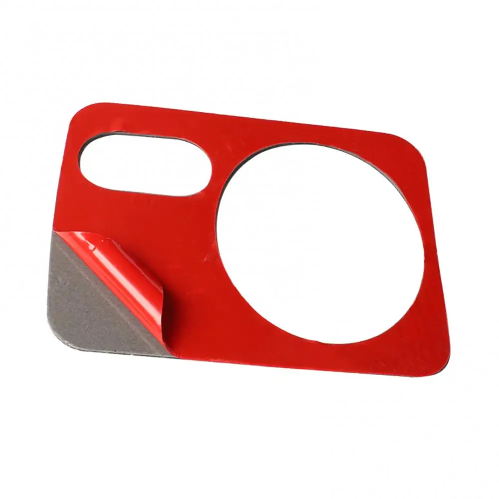 Наклейка на раму переключателя фар из углеродного волокна устойчивая к