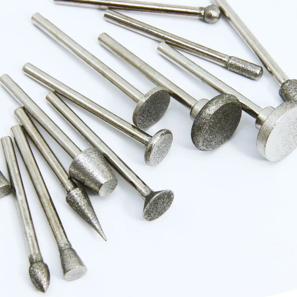 Набор алмазных шлифовальный бор 50 шт. 3 2 мм хвостовик мини сверла для вращающихся