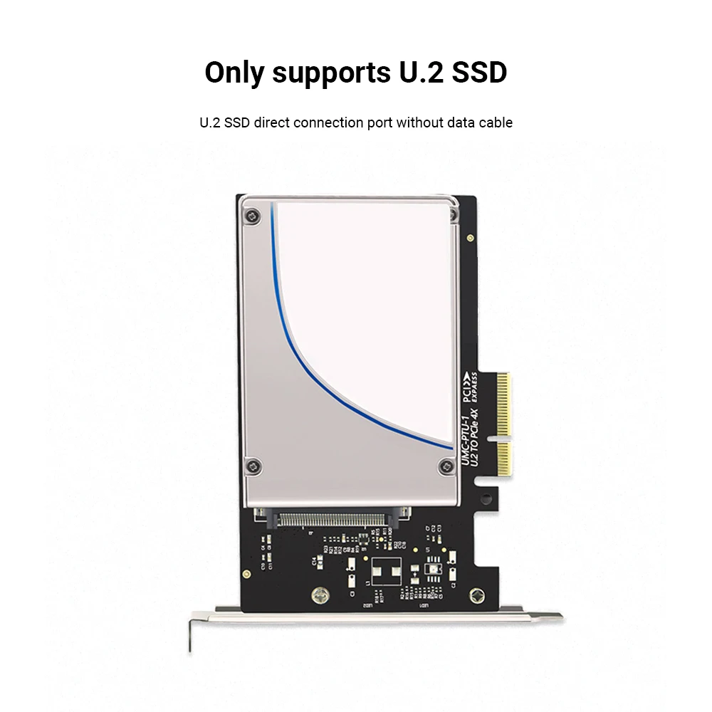 

U.2 To PCI-E X4 Riser Card Express 3.0 Computer Hard Drive U.2 SSD Expansion Adapter Card GEN3 40Gbps For X4/X8/X16 Motherboard