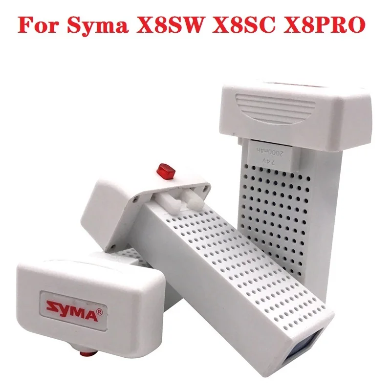 Оригинальный 7 4 V 2000mAh Lipo аккумулятор для Syma X8SW X8SC X8Pro дронов ультра-высокой