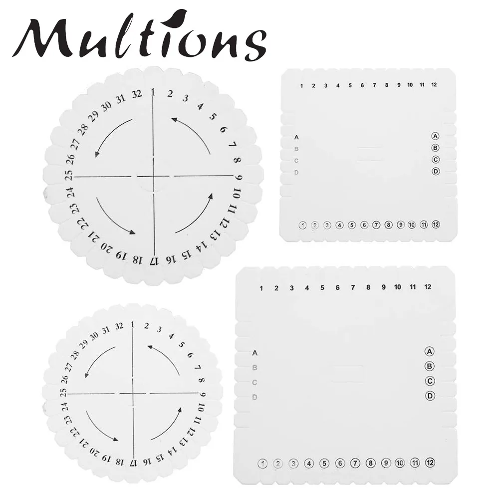 Плетеный шнур Kumihimo плетеный диск плетеная пластина для браслетов сделай сам