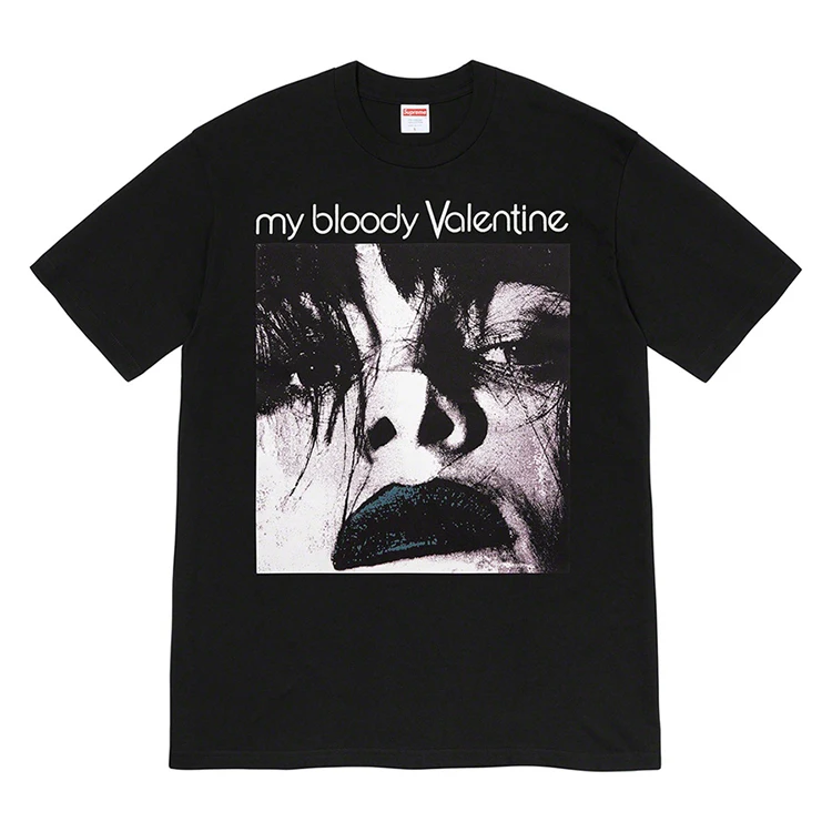 

Supreme 20ss Bloody Rock Band United Celebrity Face Loose Short Sleeve Men's and Women's T-shirt Tee