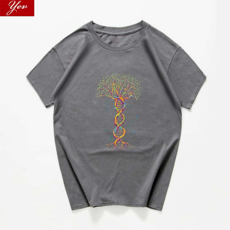 Geek Gene tree, новинка, саркастическая забавная футболка для мужчин, научная химия, биология, география, уличная футболка классная футболка, homme