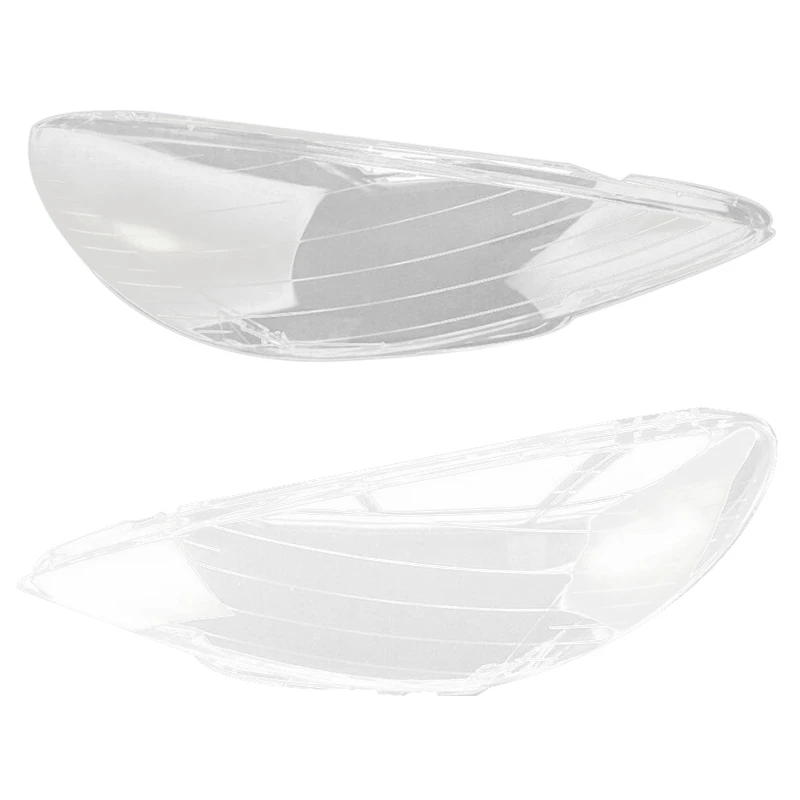 2 шт. Прозрачная крышка для передней фары автомобиля чехол абажур Peugeot 206 2004 2008