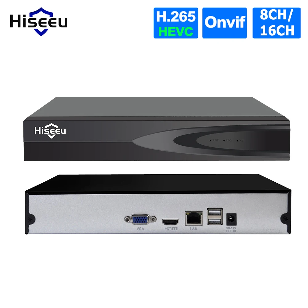 Reolink NVR 8ch для Reolink 4MP/5MP/4K ip камера P2P 24/7 Запись H.264 видео рекордер 2 ТБ HDD RLN8-410