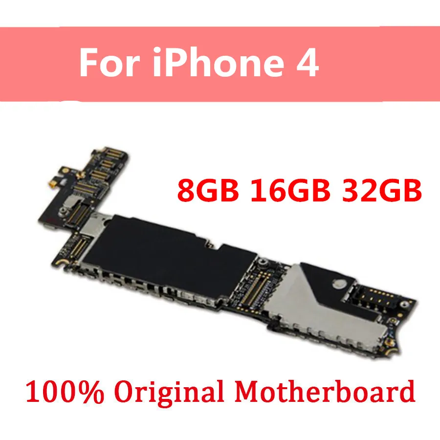 Фабрика разблокирован для iPhone 4 4S 5 5C 5S 6 6P 7 7P 8 8P материнская плата системы IOS