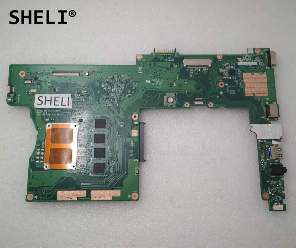 X401U X401U-M3 REV2.0 2G RAM для ASUS X501U материнская плата ноутбуков pc Mainboard test 100% OK | Компьютеры