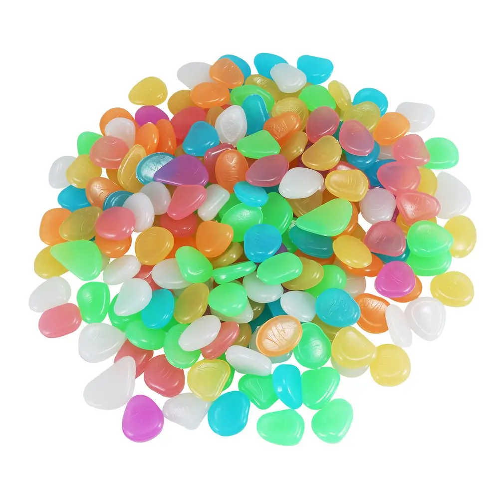 

Luminous Stone Luminous Colored Gemstones For Garden Decoration Fluorescent Aquarium Pebble Stone Garden Luminous Stone