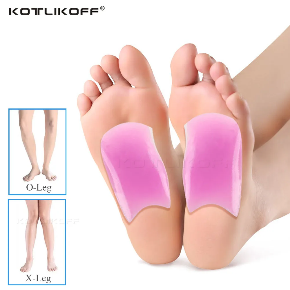 

Silicone Insoles Heel Cushion Soles Relieve Foot Pain Protectors Spur Support Valgus Varus Orthotic Shoe Pad Feet Care Inserts