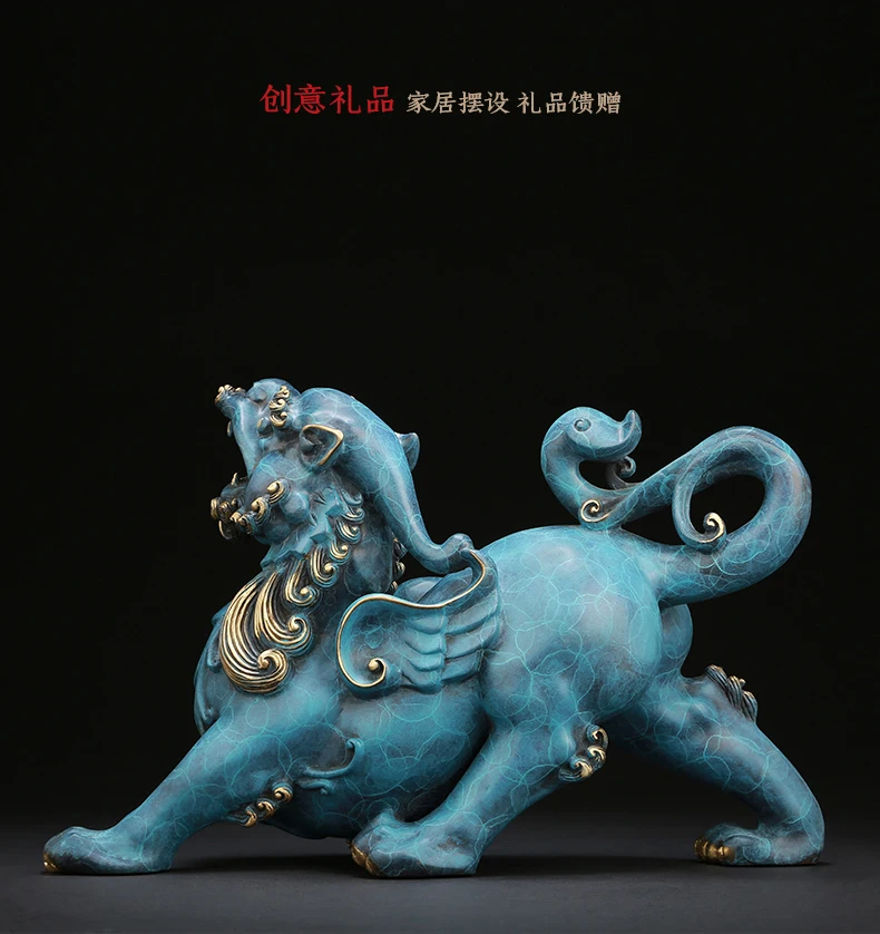 Preise 2021 Home Shop Unternehmen SHOP Maskottchen Talisman Bringen Reichtum Geld GLÜCK Drachen PI XIU BRONZE Skulptur FENG SHUI Decor Statue