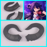 anime ensemble stars sakuma ritsu cosplay horns hair clip hair pin headwear halloween costume accessory prop