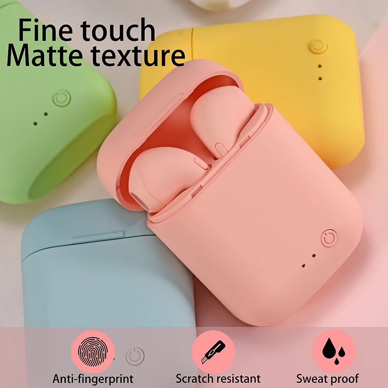Беспроводные наушники BOHM TWS mini 2 Bluetooth 5 0 вкладыши Macaron Спортивная гарнитура с