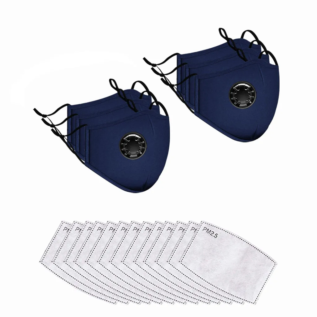 

Adult Face Protective Mask Anti Pollution PM2.5 Mouth Mask Anti-Dust 5 Layer Filter Masks Cotton Unisex Mask Reusable Masks