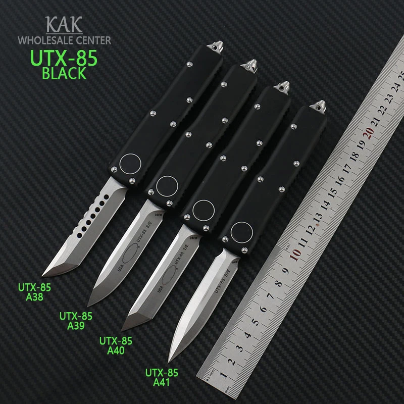 Автоматический нож MT OTF с расческой высококлассный Карманный Клинок алюминиевой