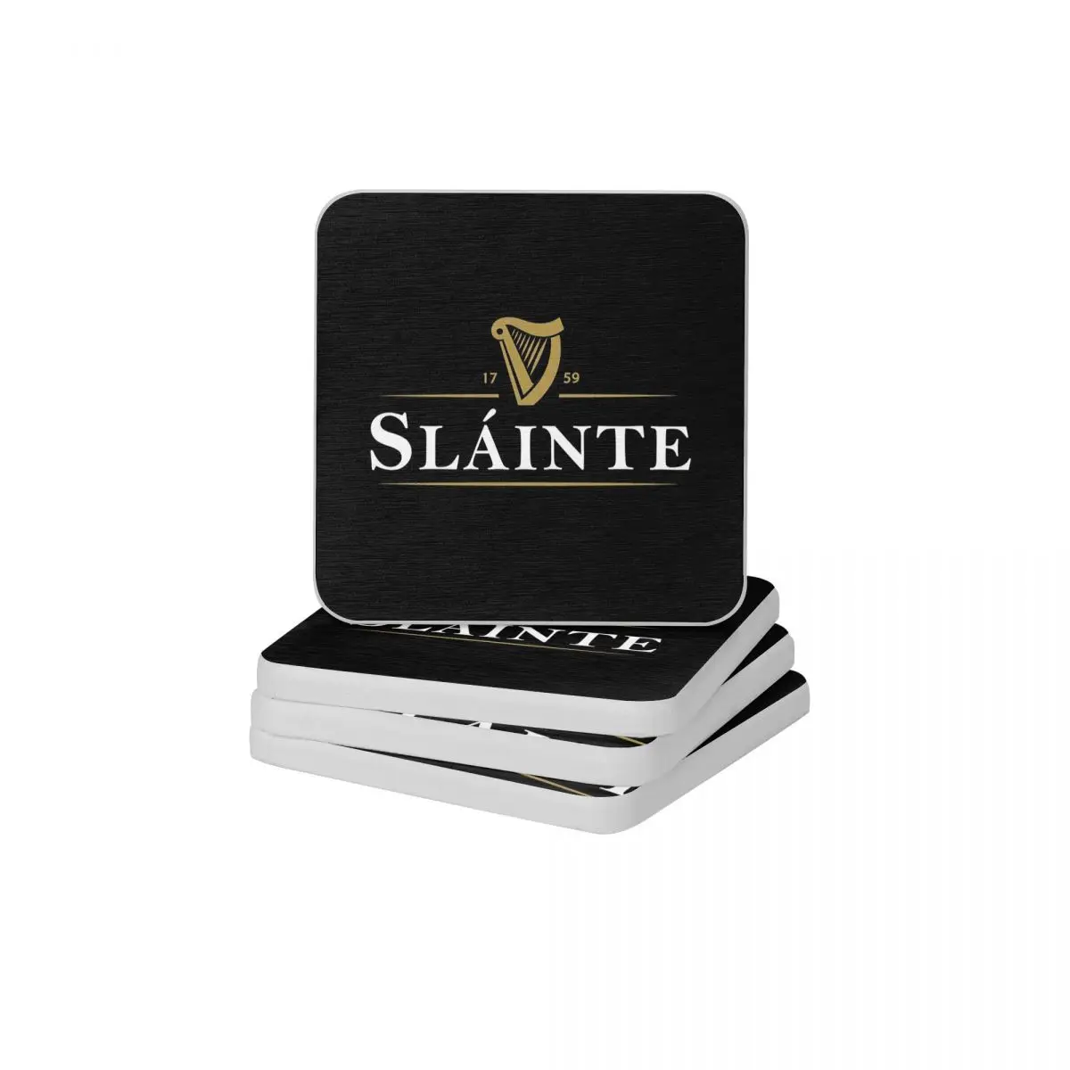 

Ireland Slainte Drink Diatomite Square Round Shape Coaster Resistant Water Cup Bonsai Mat Soap Toothbrush Pad Wholesale 10x10cm